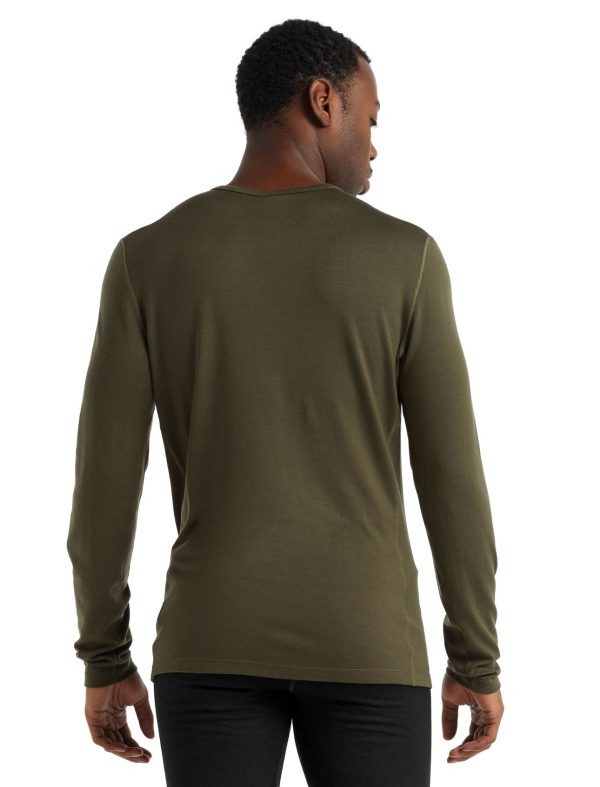 Icebreaker Men's 260 Tech Long Sleeve Crewe Loden SALE RRP $139.99 - Image 2