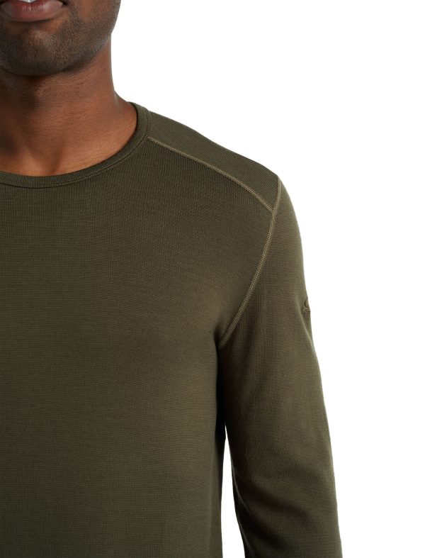 Icebreaker Men's 260 Tech Long Sleeve Crewe Loden SALE RRP $139.99 - Image 3