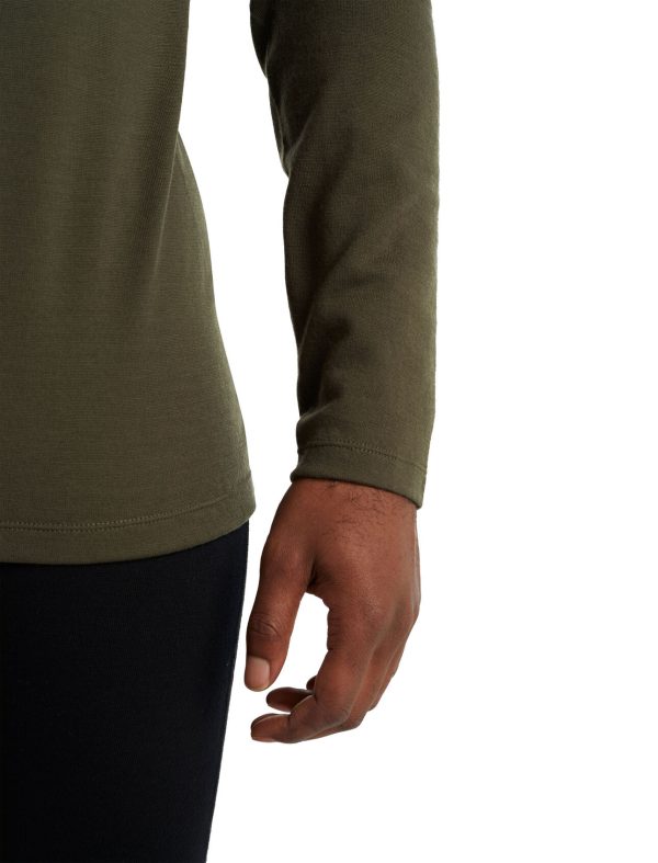 Icebreaker Men's 260 Tech Long Sleeve Crewe Loden SALE RRP $139.99 - Image 4