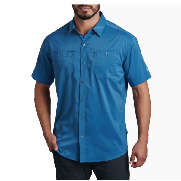 Kuhl Men’s Stretch Stealth Short Sleeve Shirt Neptune SALE RRP $99.95 ...