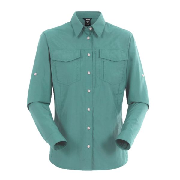Mont Women's Lifestyle Vented Long Sleeve Shirt Teal
