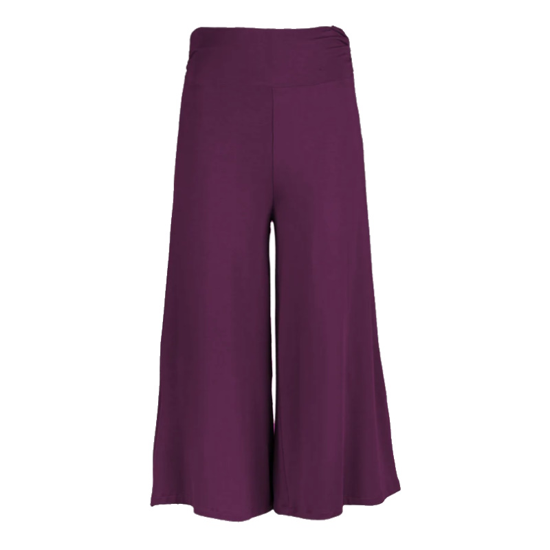 Keshet Basic Reena 3/4 Pants Aubergine – Lone Dingo