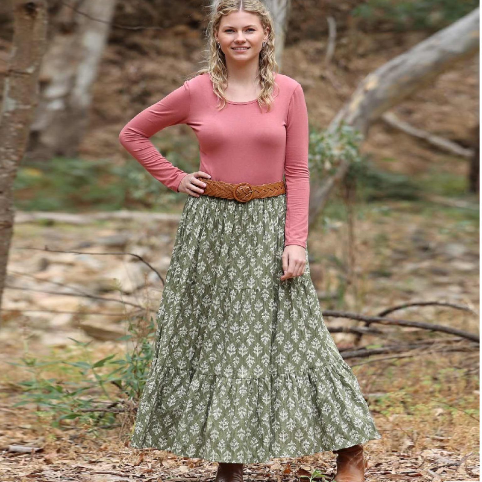 Karma East Maxi Skirt Malli – Lone Dingo