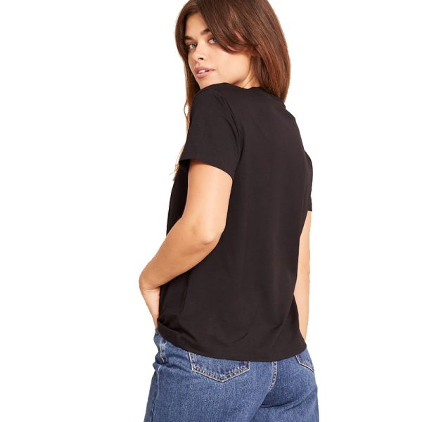 Boody Women's Classic Crew Neck T-Shirt Black - Image 2