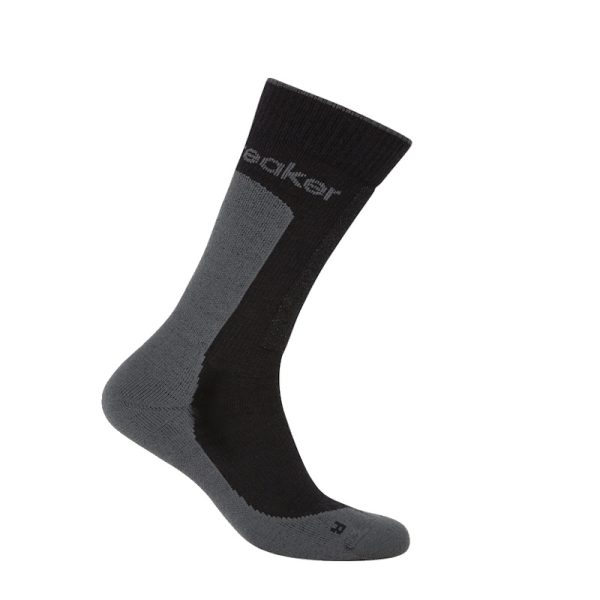 Icebreaker Men's Hike + Medium Crew Socks Black Obsidian