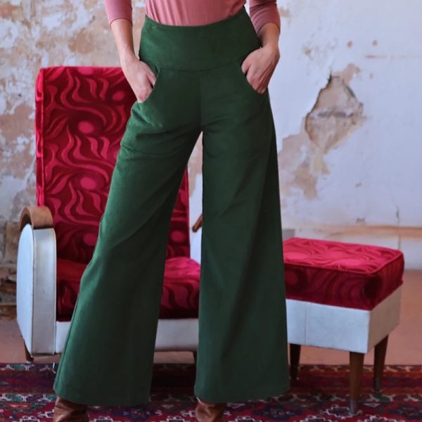 Karma East Esta Cord Pants - Douglas Fir