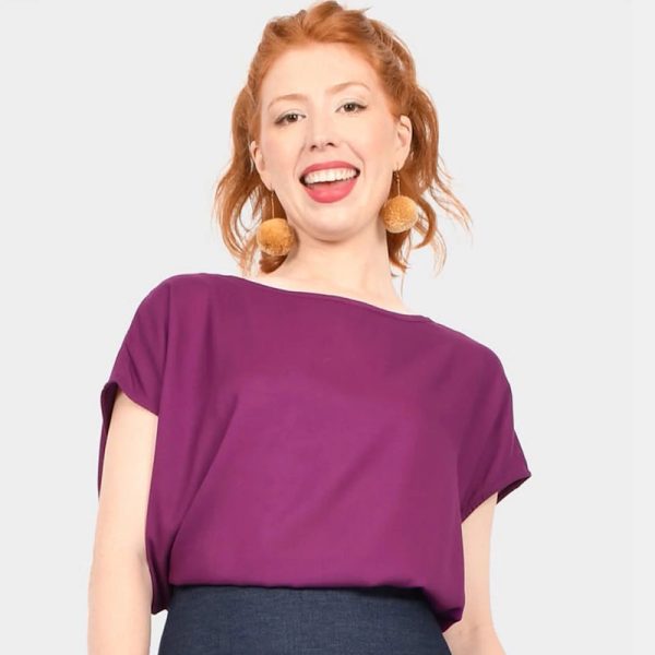 Keshet Nora Top Aubergine