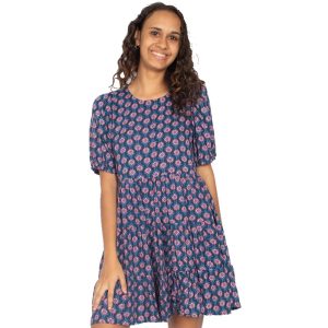 OM Designs Manali Dress Short Wild Flowers