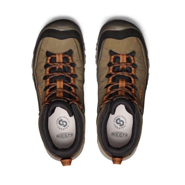 Keen Men's Targhee IV Mid WP Sea Turtle Roasted Pecan - Image 3