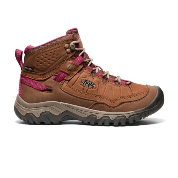 Keen Women's Targhee IV Mid WP Bison Beaujolais