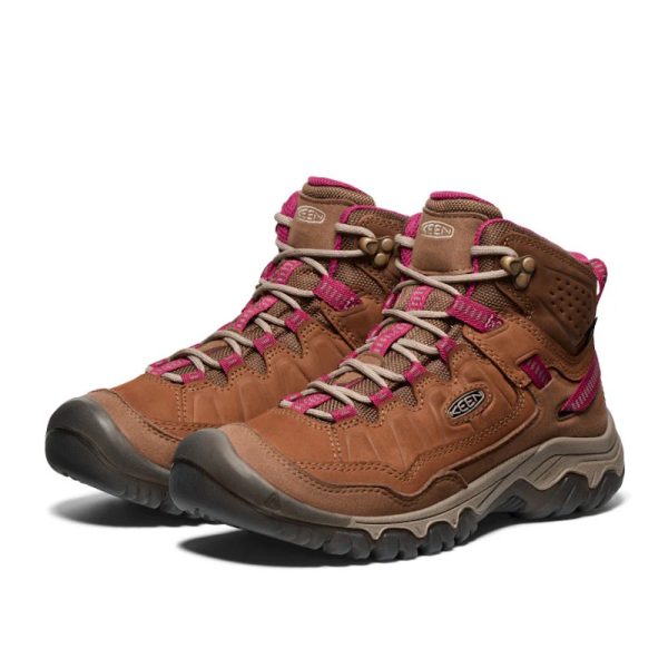 Keen Women's Targhee IV Mid WP Bison Beaujolais - Image 2