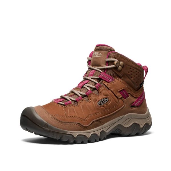 Keen Women's Targhee IV Mid WP Bison Beaujolais - Image 3