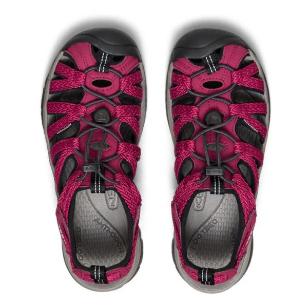 Keen Women's Whisper Sandals Beaujolais Black - Image 4