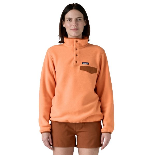 Patagonia Women's Lightweight Synchilla Snap-T Pullover Heirloom Peach - Image 3