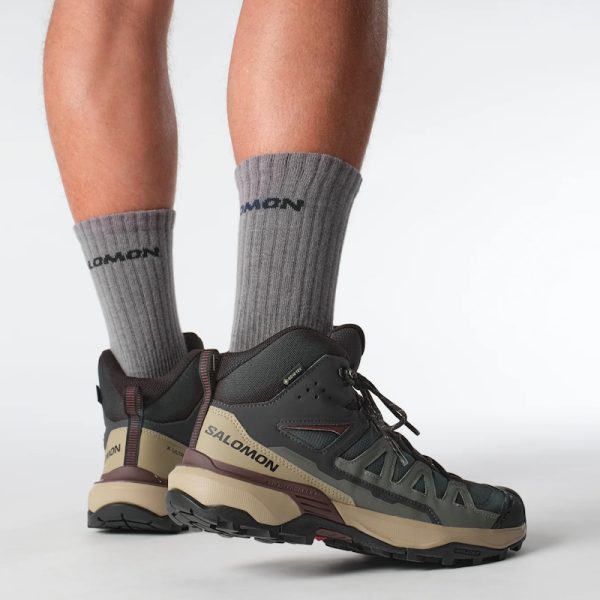 Salomon Men's X Ultra 360 Mid GTX Phantom Desert Tan Rum Raisin SALE RRP $ $279.99 - Image 2