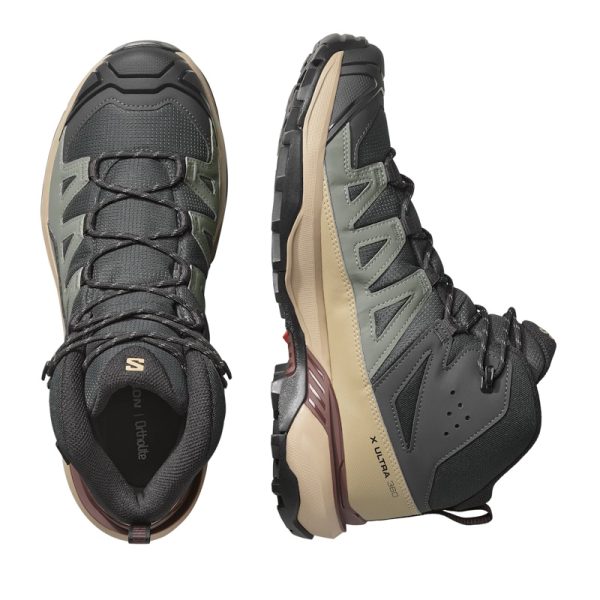 Salomon Men's X Ultra 360 Mid GTX Phantom Desert Tan Rum Raisin SALE RRP $ $279.99 - Image 6