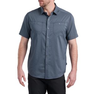 Kuhl Men's Stretch Stealth Short Sleeve Shirt Open Sea
