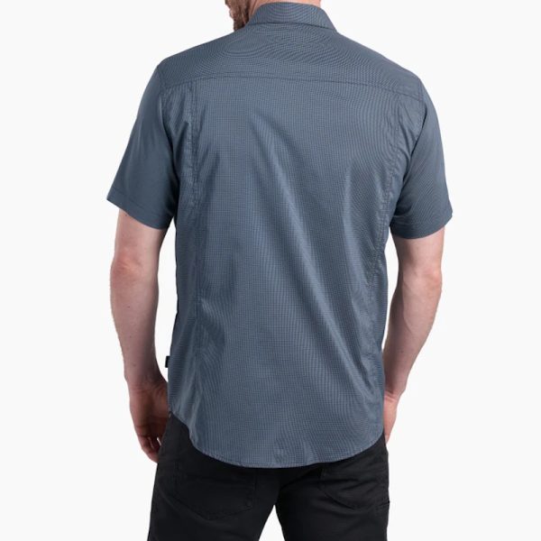 Kuhl Men's Stretch Stealth Short Sleeve Shirt Open Sea - Image 2