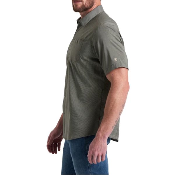 Kuhl Men's Stretch Stealth Short Sleeve Shirt Ashwood - Image 3
