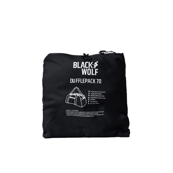 Black Wolf Duffelpack 70L - Image 3