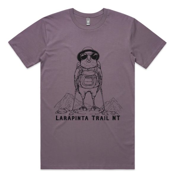 GhostGum Tee Larapinta Hiker Budgie Mauve
