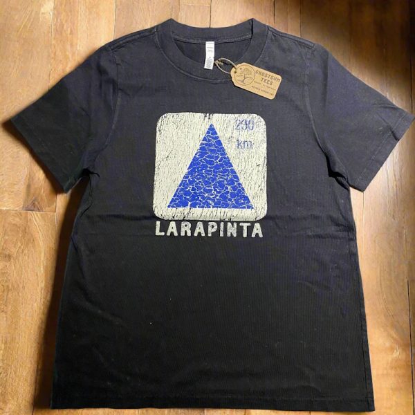 GhostGum Tee Larapinta Trail Marker Womens Stone Wash Black Stone
