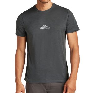 Icebreaker Men's 150 Merino Tech Lite III Short Sleeve T-shirt Road to Cook Obsidian