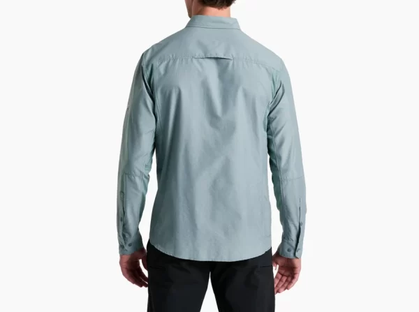 Kuhl Men's Airspeed Long Sleeve Shirt Blue Alloy - Image 2