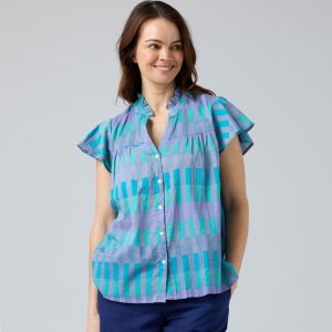 CAKE Jess Top Purple Block