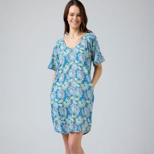 CAKE Kim Dress Folk Flower