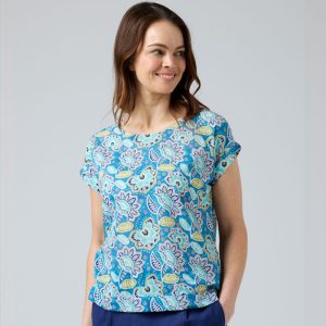 CAKE Vicky Round Neck Folk Flower