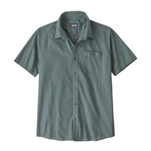 Patagonia Men's Go To Shirt Mountain Flow : Plume Grey