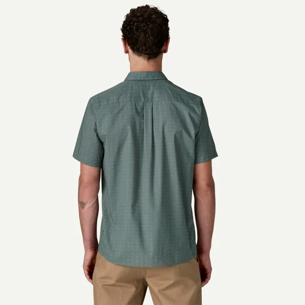 Patagonia Men's Go To Shirt Mountain Flow : Plume Grey - Image 3