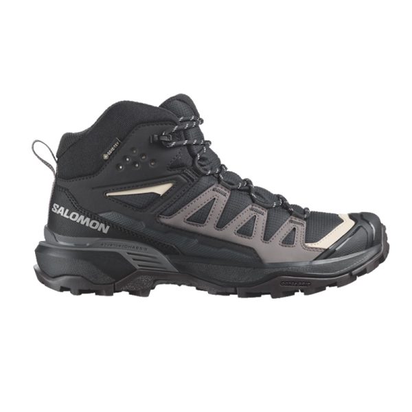 Salomon Women's X Ultra 360 Mid GTX Black|Plum Kitten|Shale