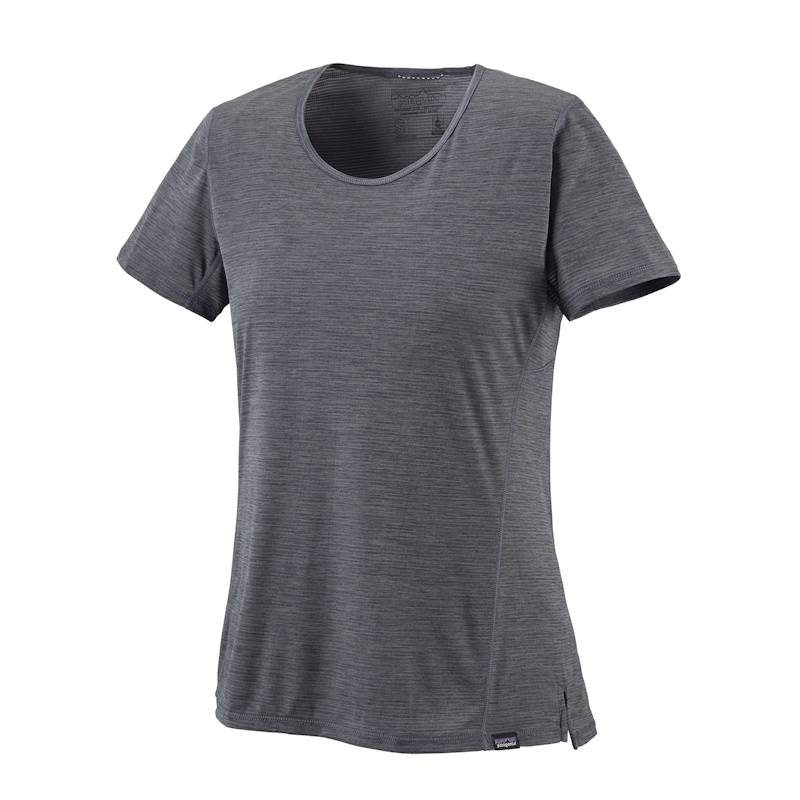 Women's Capilene Cool Lightweight Shirt Smolder Blue - Light Smolder Blue X-Dye