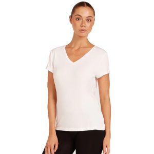 Boody Women's Classic V-Neck T-Shirt  White