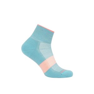 Icebreaker Women's Multisport Light Mini Sock Hydro Acid Pink Blush