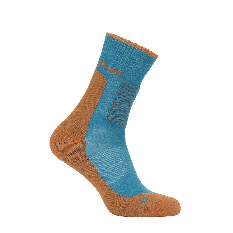 Icebreaker Men's Hike + Medium Crew Sock Topaz Trail