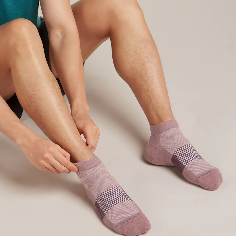 Icebreaker Men's Multisport Light Mini Sock Summit Obsidian Java - Image 2