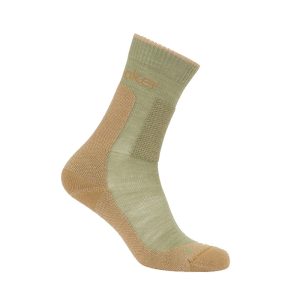 Icebreaker Women's Hike + Medium Crew Sock Lichen Sand