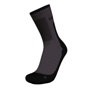 Icebreaker Women's Hike+ Medium Crew Socks Obsidian Black