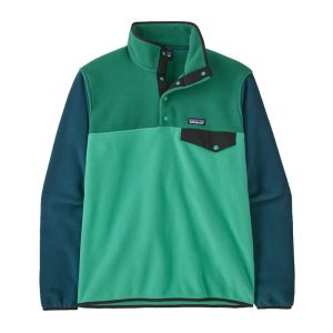 Patagonia Men's Lightweight Synchilla Snap-T Pullover Aqua Stone