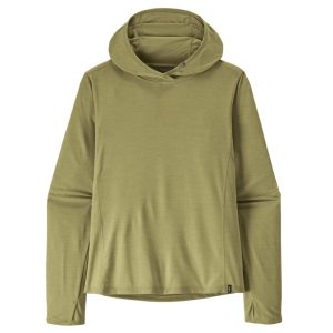 Patagonia Women's Cap Cool Sun Hoody Gumtree Green  - Light Gumtree Green X-Dye