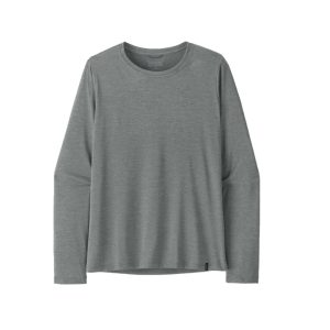 Patagonia Women's Long-Sleeved Cap Cool Daily Shirt Feather Grey