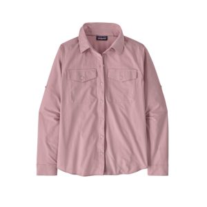Patagonia Women's Long-Sleeved Self Guided Sun Shirt Quiet Violet
