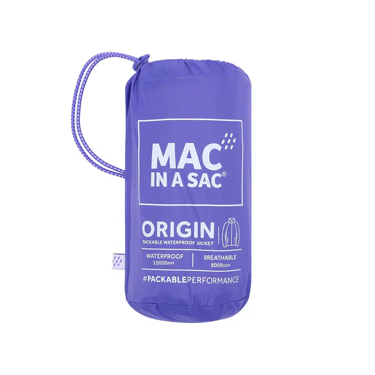 Mac In A Sac Origin II Packable Waterproof Jacket Ultraviolet - Image 7