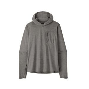 Patagonia Men's Cap Cool Sun Hoody Forge Grey - Noble Grey X-Dye (Updating)