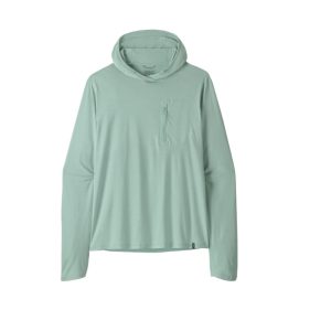 Patagonia Men's Cap Cool Sun Hoody Thermal Blue -Thin Ice X-Dye