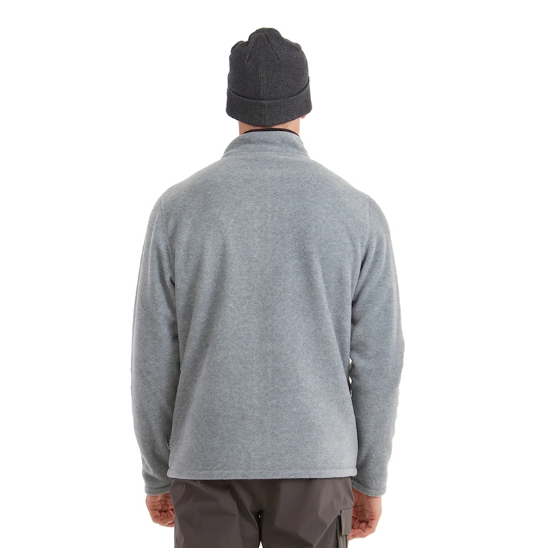 XTM Men's Stanley DWR Recycled Fleece Jacket Light Grey Marle - Image 2