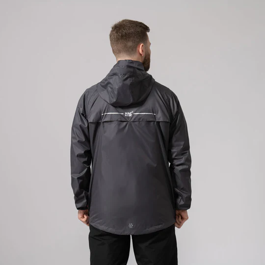 Mac In A Sac Origin II Packable Waterproof Jacket Charcoal - Image 3